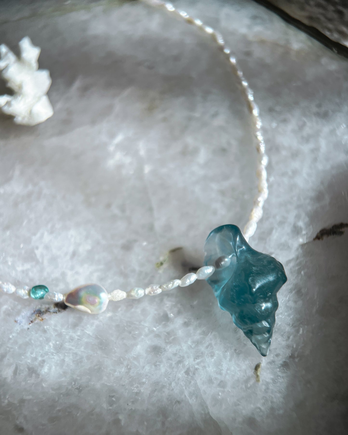 Sereia Necklace ⋄ Teal Fluorite