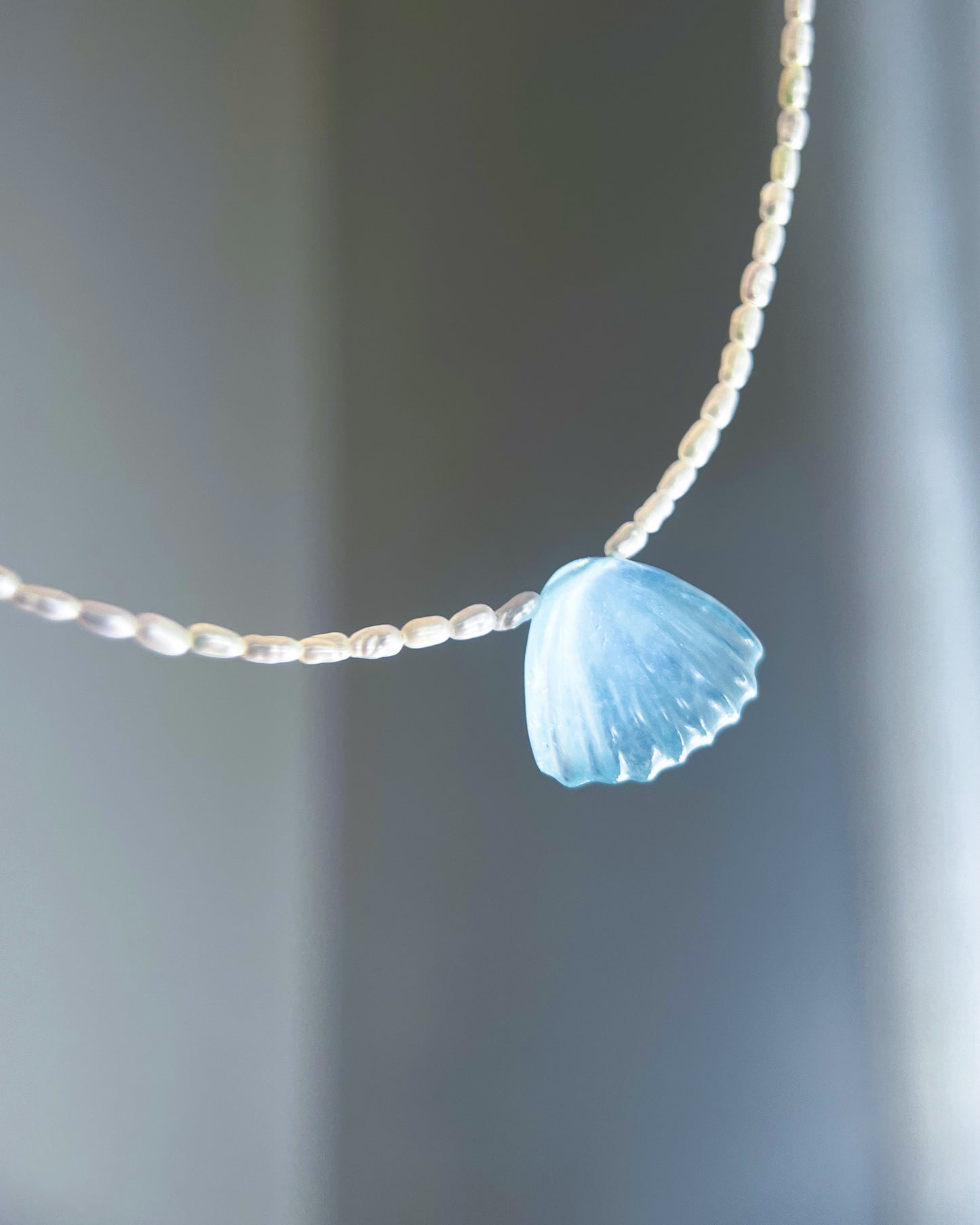 Daughter of the Sea Necklace ⋄ Aquamarine & Freshwater Pearls