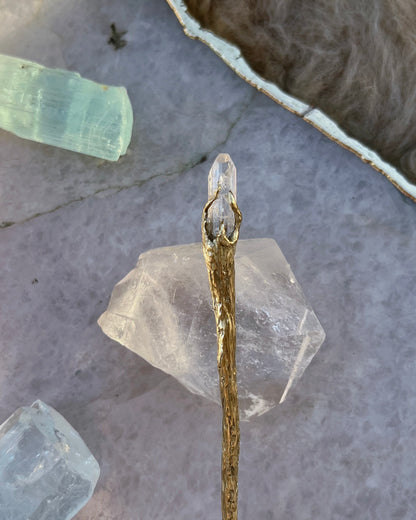 La Sirène Crystal Hair Pin ⋄ Danburite