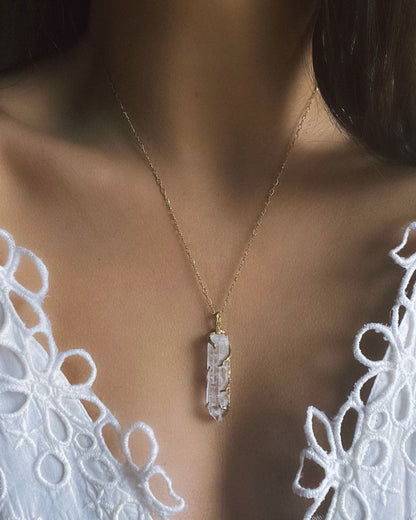 Healing Crystal Necklace ⋄ Danburite