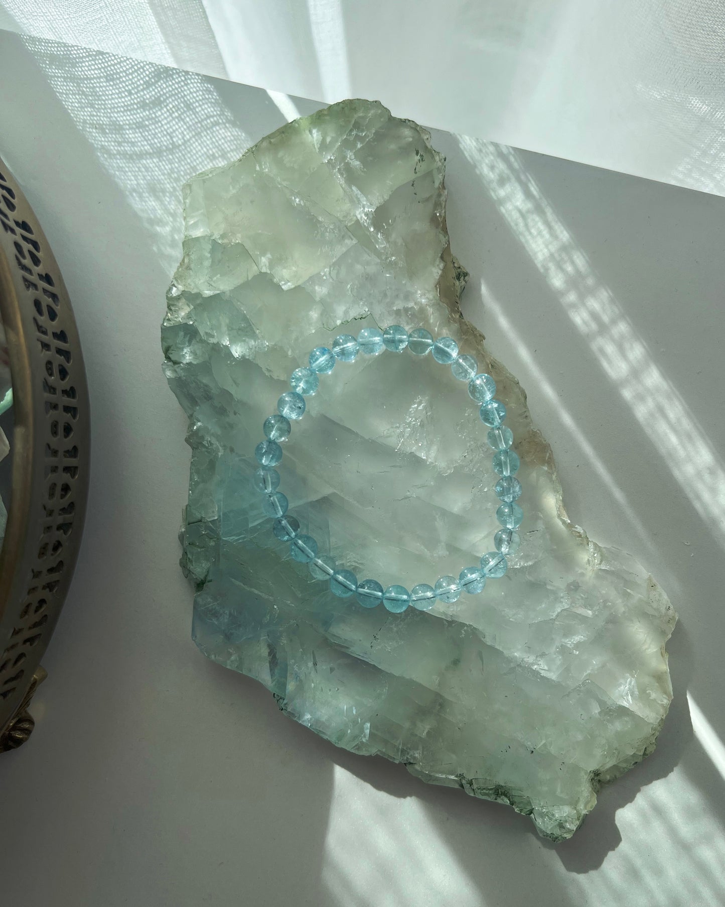 Sea Water Dewdrops Bracelet ⋄ Aquamarine