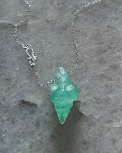 Sereia Long Necklace ⋄ Lake Green Fluorite