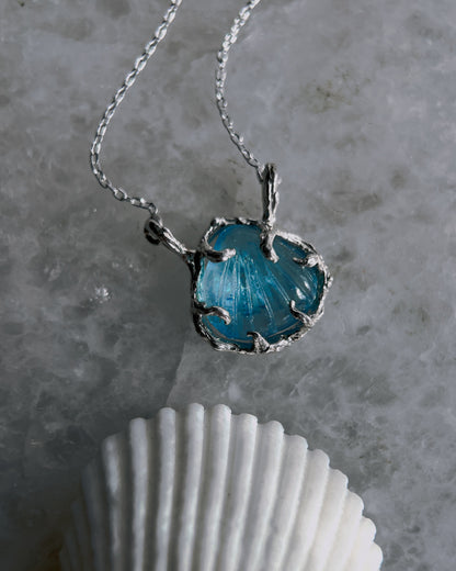 Seafoam Cove Treasure Necklace ⋄ Aquamarine