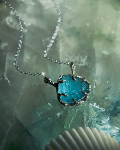 Seafoam Cove Treasure Necklace ⋄ Aquamarine