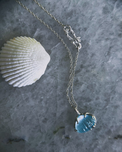 Seafoam Cove Treasure Necklace ⋄ Aquamarine