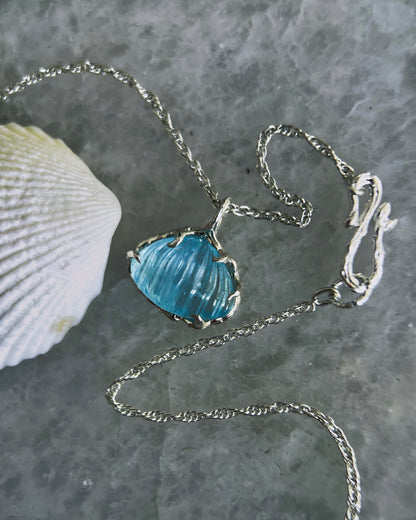 Seafoam Cove Treasure Necklace ⋄ Aquamarine