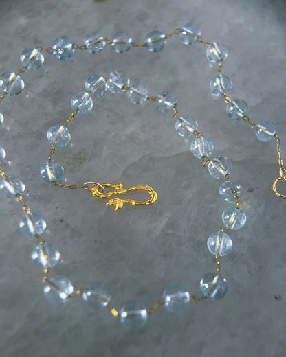 Dewdrops Chain Necklace ⋄ Blue Topaz