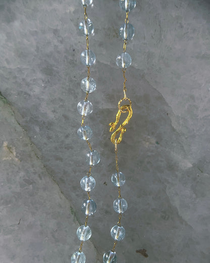Dewdrops Chain Necklace ⋄ Blue Topaz