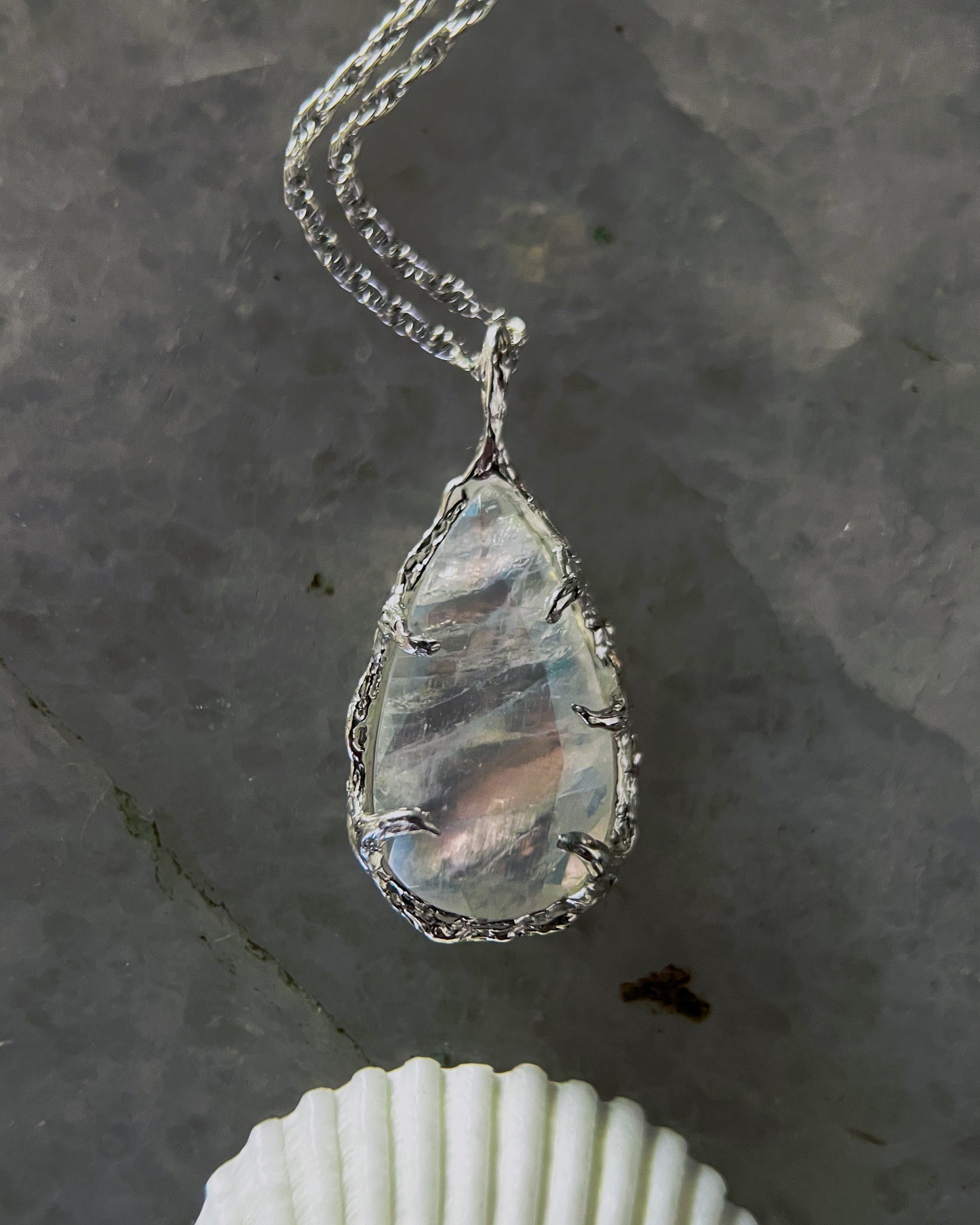 Pluie Necklace ⋄ Moonstone