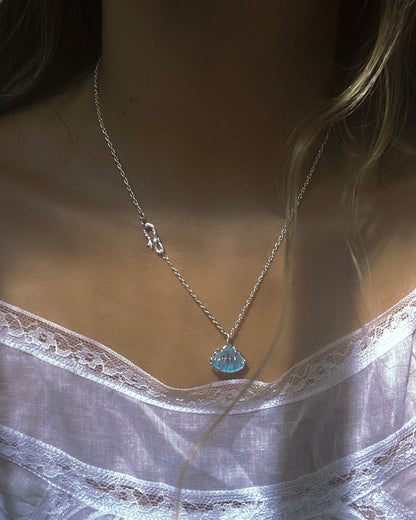 Seafoam Cove Treasure Necklace ⋄ Aquamarine