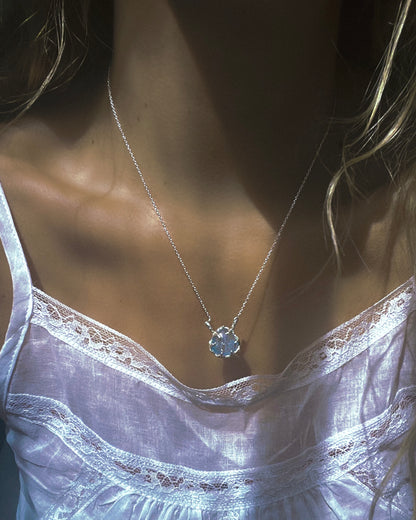 Seafoam Cove Treasure Necklace ⋄ Aquamarine