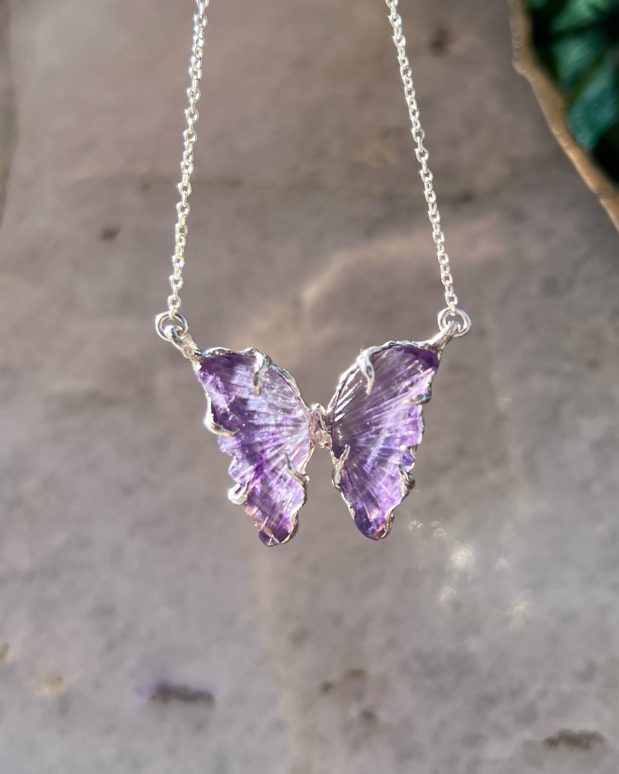 Ever After Butterfly Necklace ⋄ Amethyst