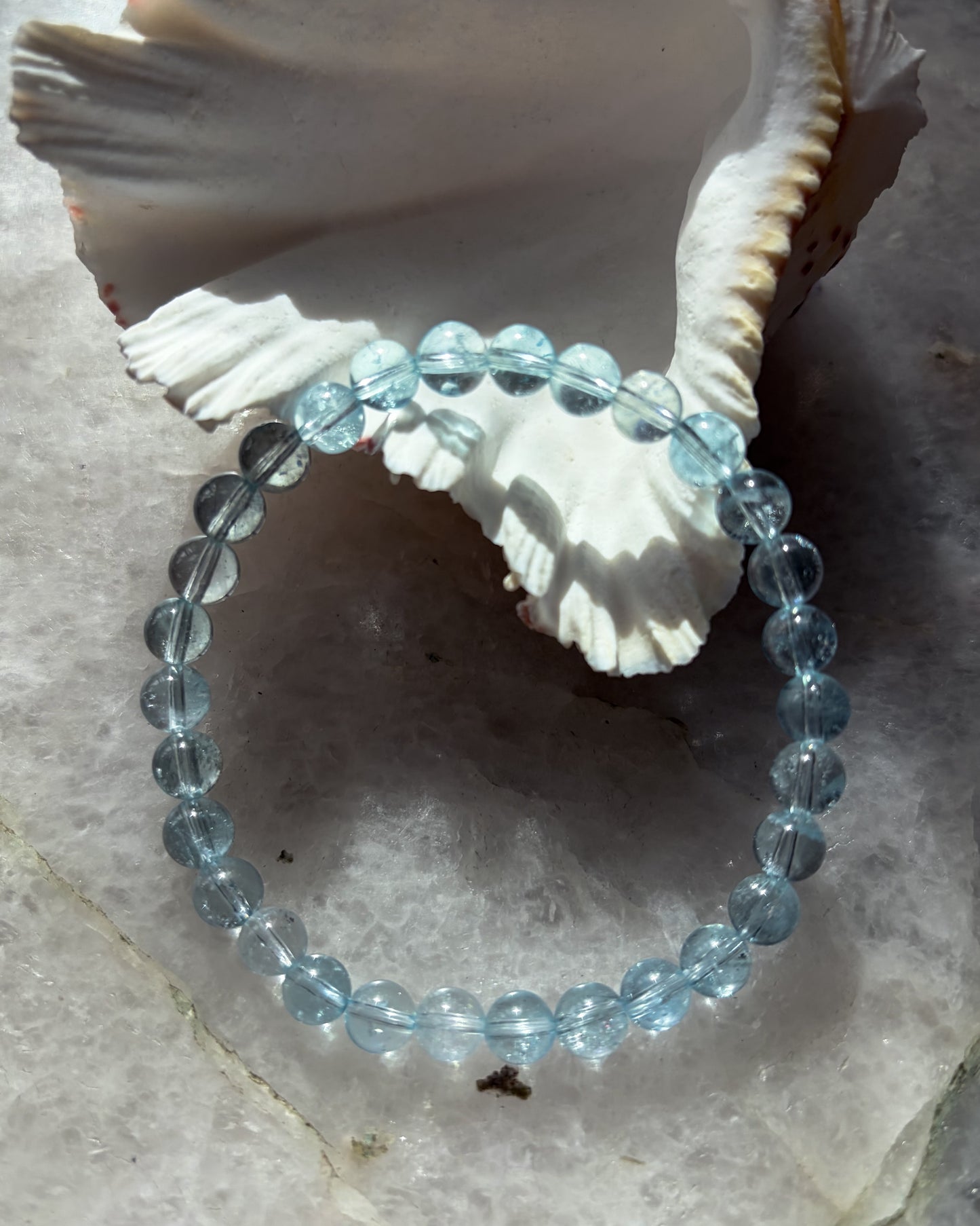 Sea Water Dewdrops Bracelet ⋄ Aquamarine