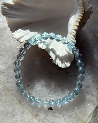 Sea Water Dewdrops Bracelet ⋄ Aquamarine