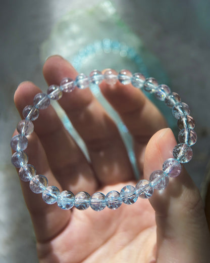 Sea Water Dewdrops Bracelet ⋄ Aquamarine