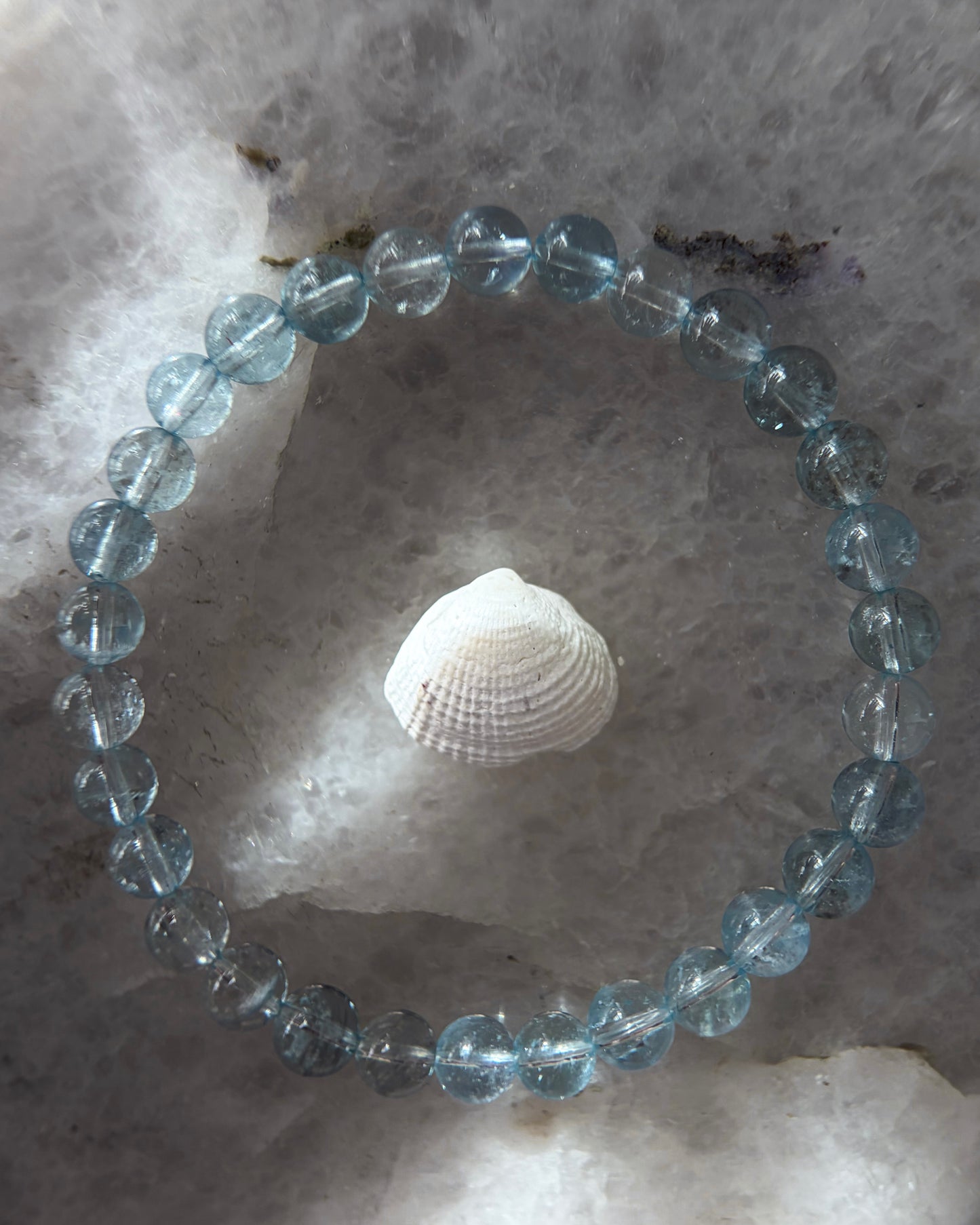 Sea Water Dewdrops Bracelet ⋄ Aquamarine