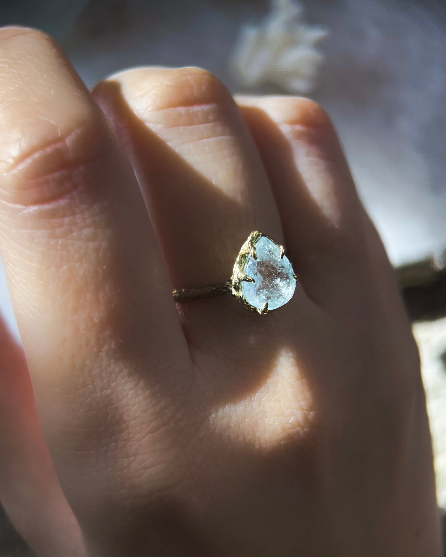 Pluie Ring ⋄ Aquamarine ⋄ size 8
