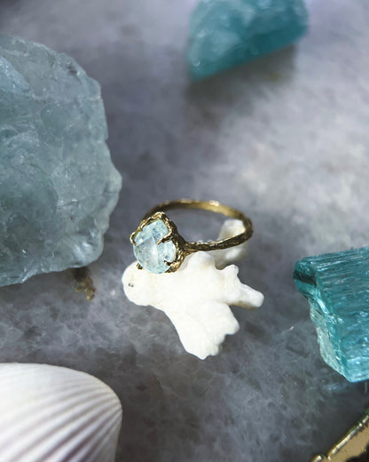 Pluie Ring ⋄ Aquamarine ⋄ size 8
