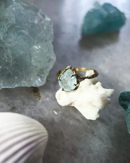 Pluie Ring ⋄ Aquamarine ⋄ size 8