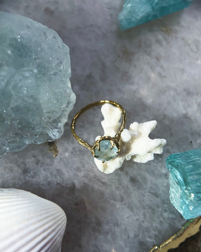 Pluie Ring ⋄ Aquamarine ⋄ size 8