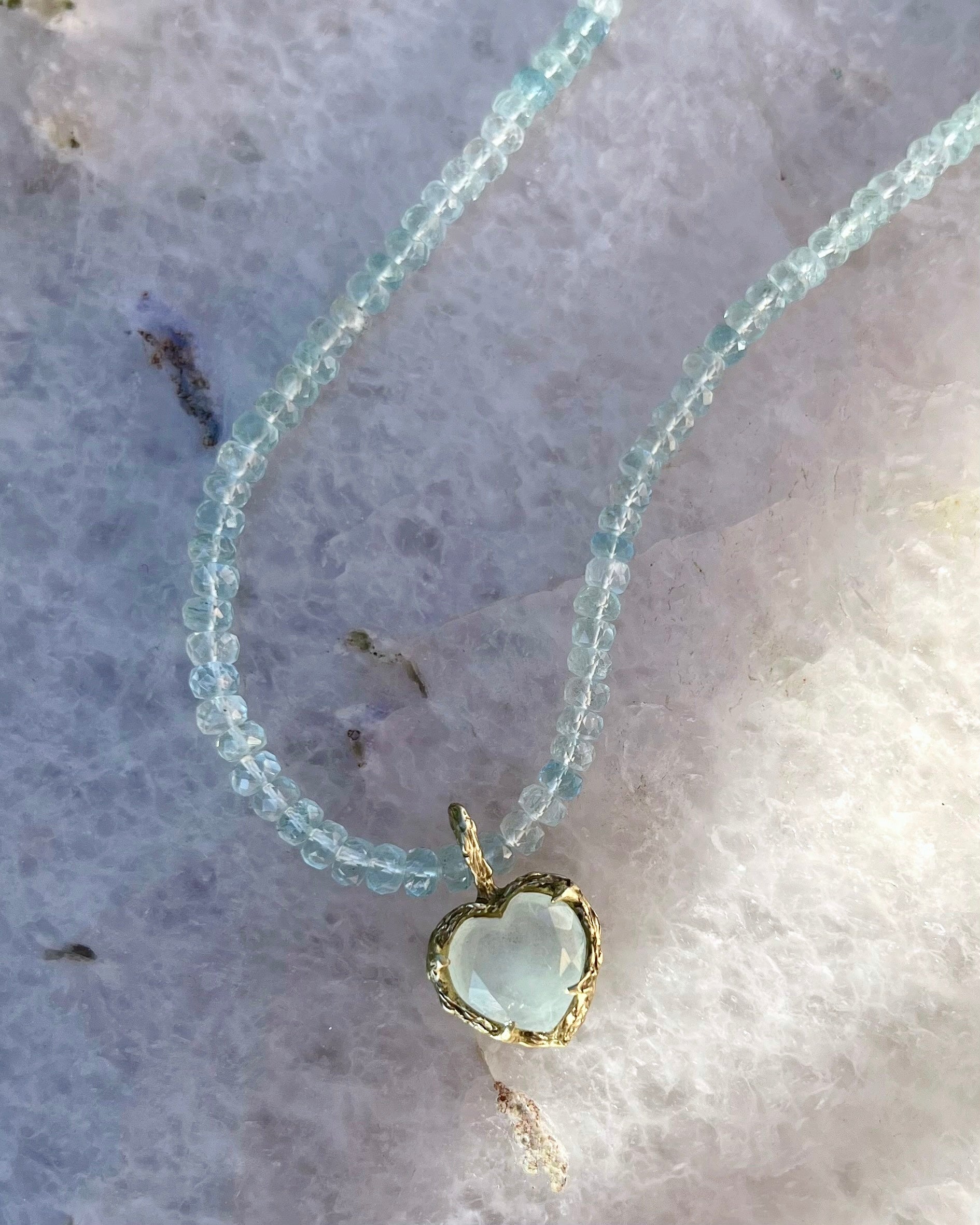 Mini Heart of the Ocean ⋄ Aquamarine