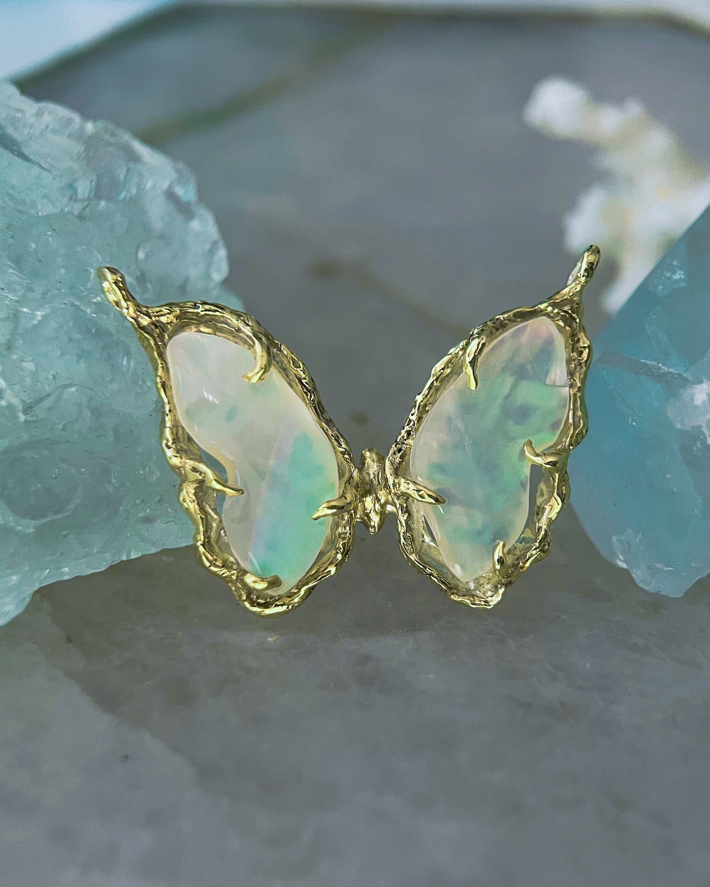 Ever After Butterfly Necklace ⋄ Mother of Pearl ⋄ gold vermeil