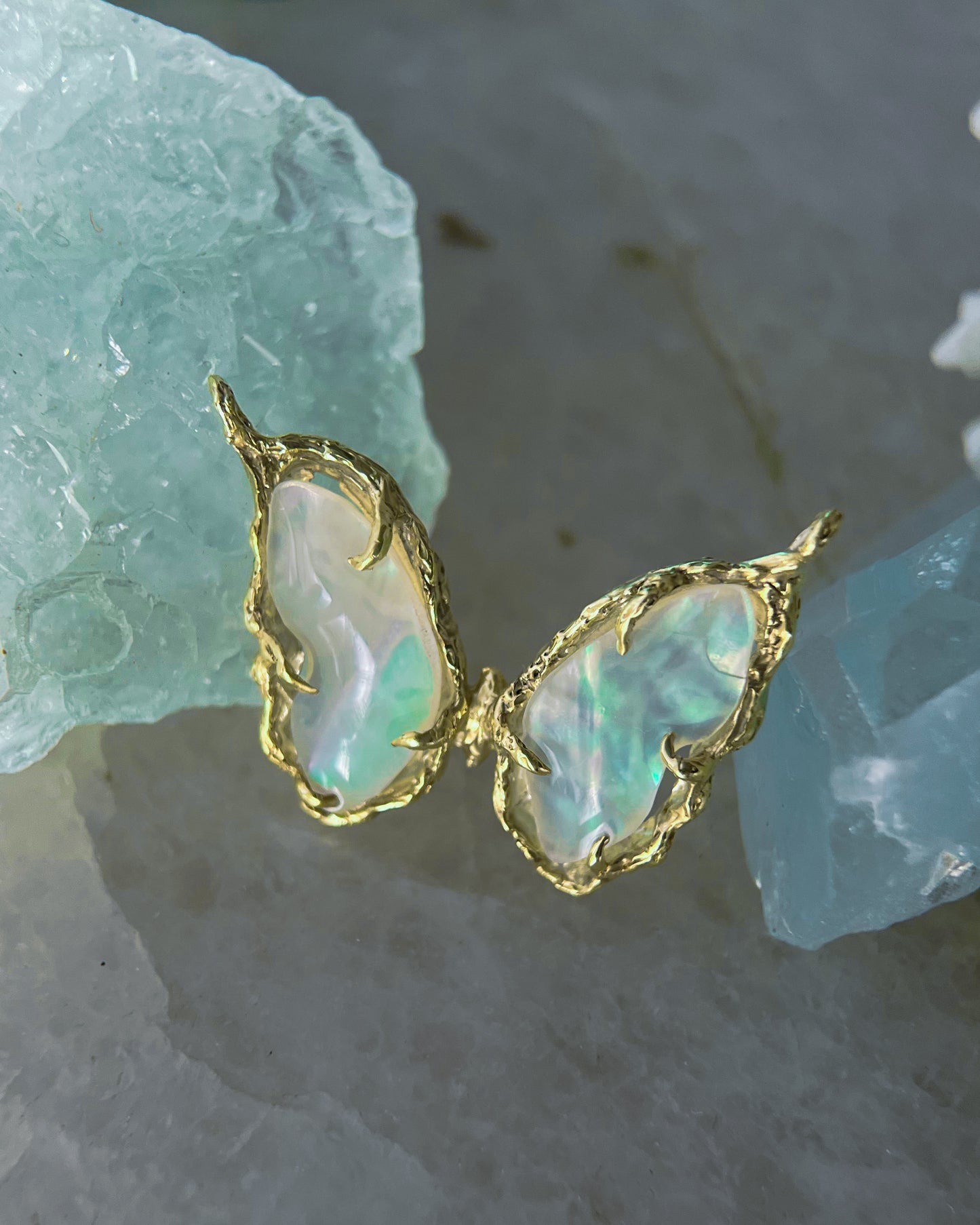 Ever After Butterfly Necklace ⋄ Mother of Pearl ⋄ gold vermeil