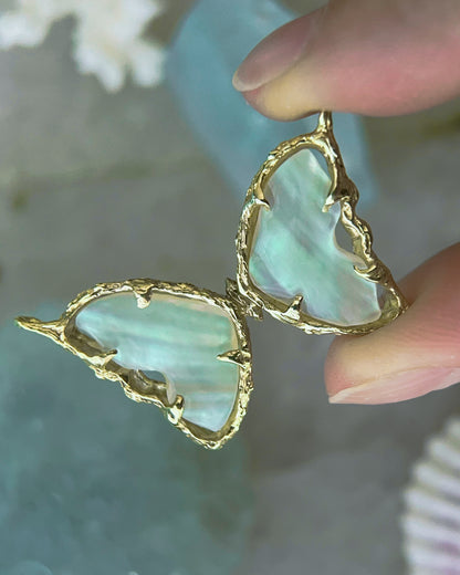 Ever After Butterfly Necklace ⋄ Mother of Pearl ⋄ gold vermeil