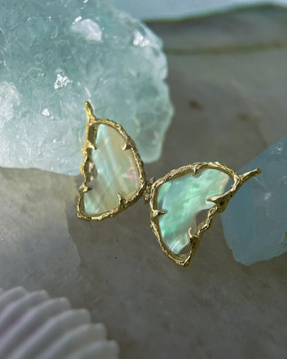 Ever After Butterfly Necklace ⋄ Mother of Pearl ⋄ gold vermeil