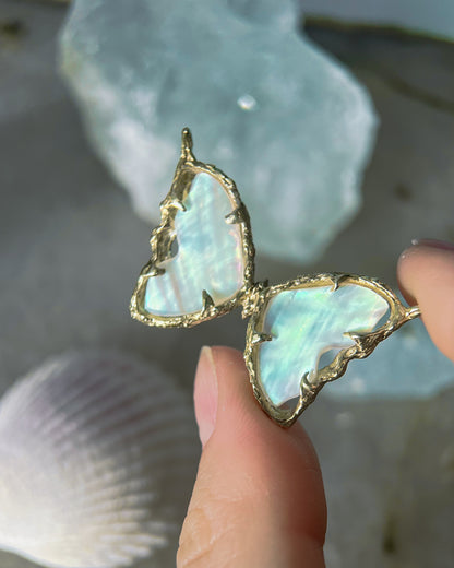 Ever After Butterfly Necklace ⋄ Mother of Pearl ⋄ gold vermeil