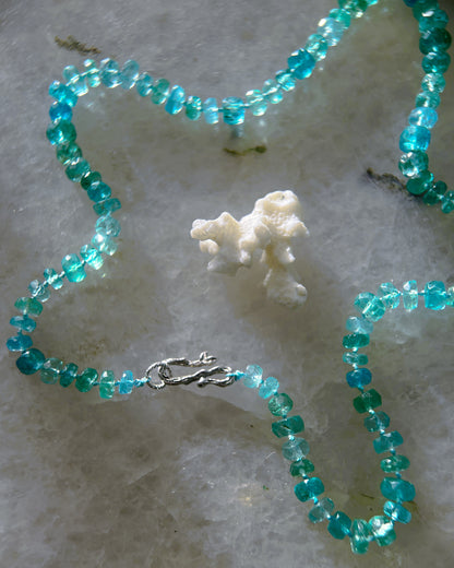 Water Nymph Necklace ⋄ Shaded Seafoam Apatite
