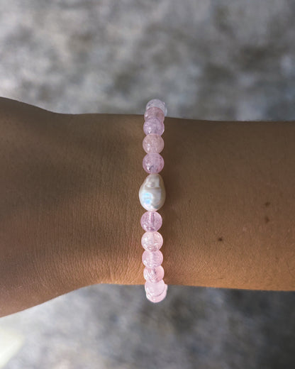 Daughter of the Sea Bracelet ⋄ Morganite & Pearl
