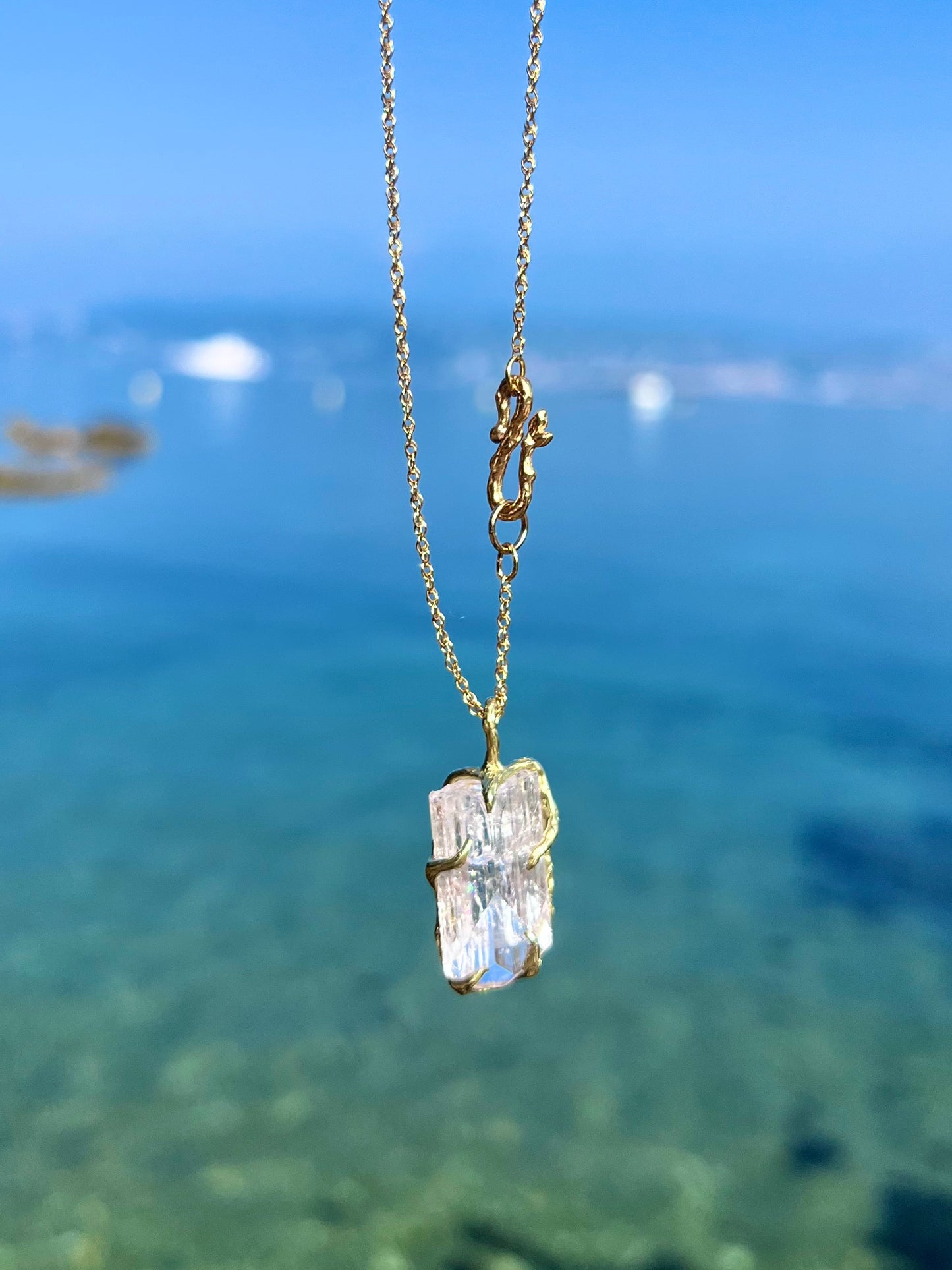 Healing Crystal Pendant ⋄ Danburite