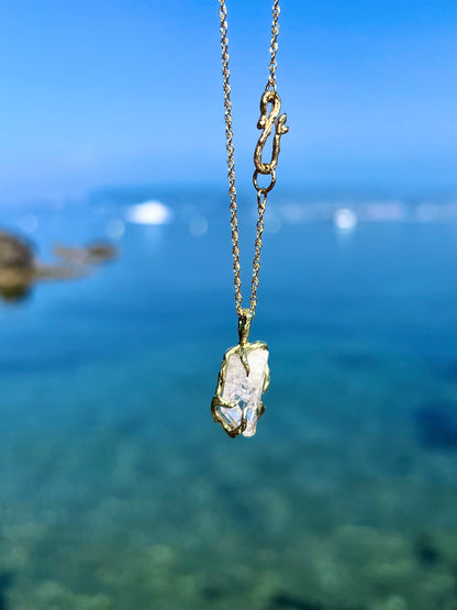 Mini Healing Crystal Pendant ⋄ Danburite