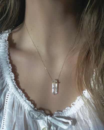 Healing Crystal Pendant ⋄ Danburite