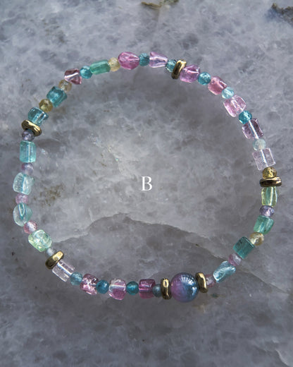 Ocean Pebbles Bracelets ⋄ Tourmaline