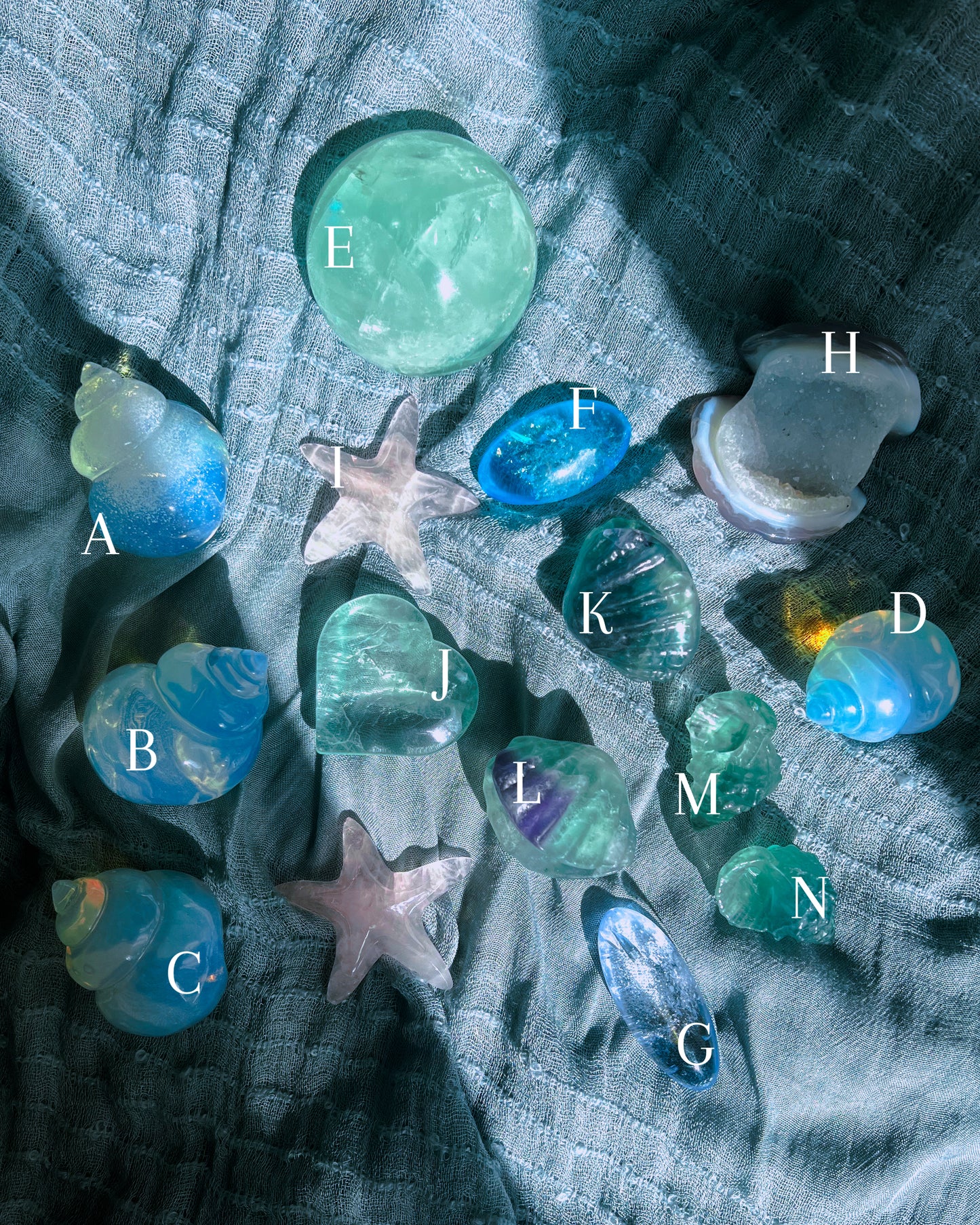 ⋆˙⟡ Crystals 𖢻