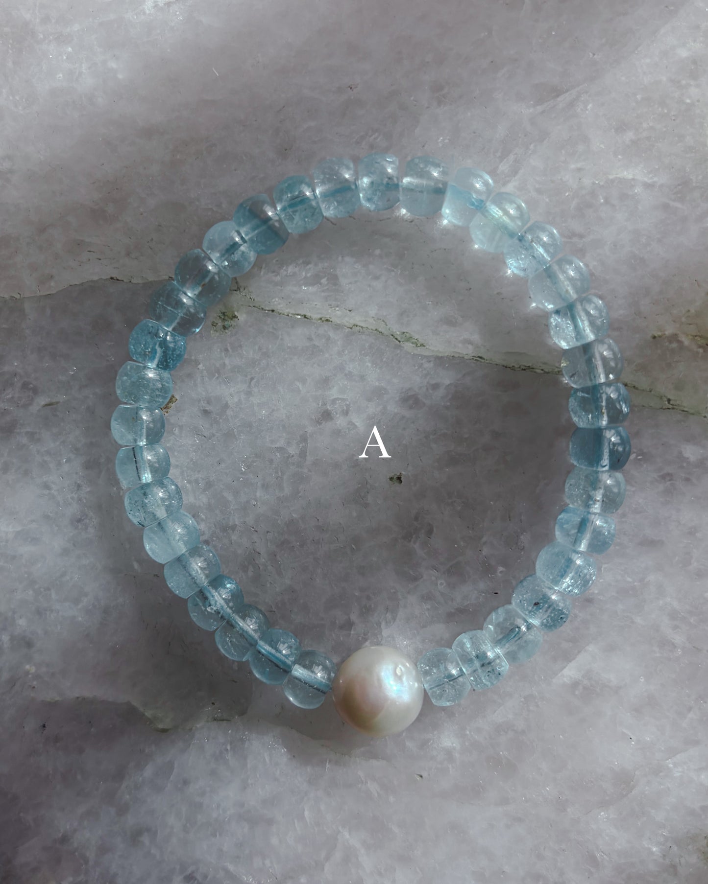 Daughter of the Sea Bracelet ⋄ Blue Topaz & Pearl