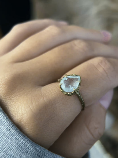 Pluie Ring ⋄ Aquamarine ⋄ size 8