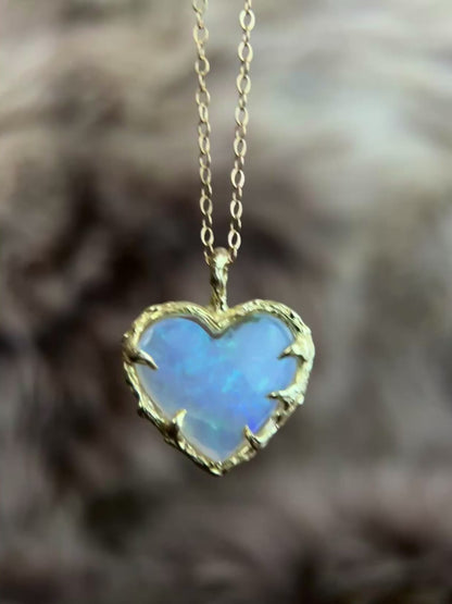 Heart Portal Necklace ⋄ Australian Opal