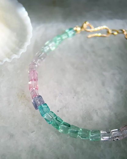 Ocean Pebbles Bracelet ⋄ Rainbow Tourmaline