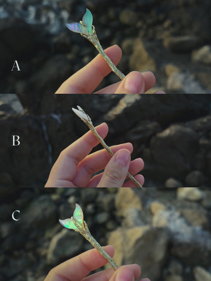 La Sirène Hair Pins ⋄ Mother of Pearl