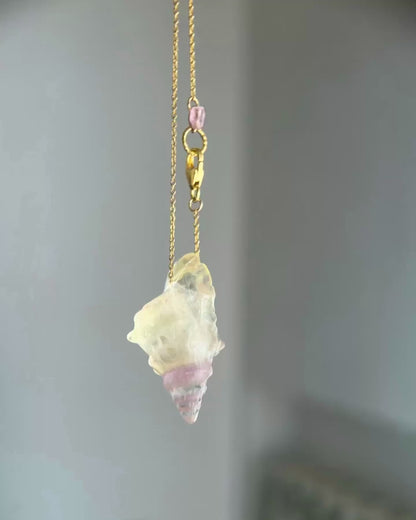 Sereia Necklace ⋄ Yellow Pink Fluorite
