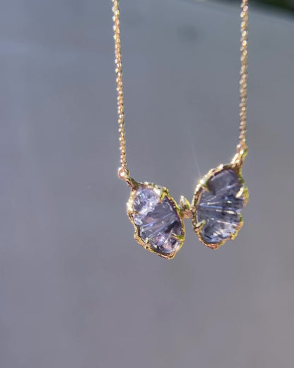 Mini Ever After Butterfly Necklace ⋄ Tanzanite ⋄ Gold vermeil
