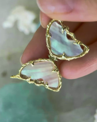 Ever After Butterfly Necklace ⋄ Mother of Pearl ⋄ gold vermeil