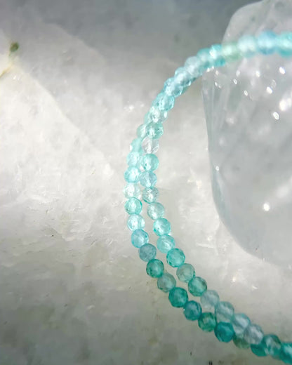 Salacia Necklace ⋄ Seafoam Apatite & Pearl