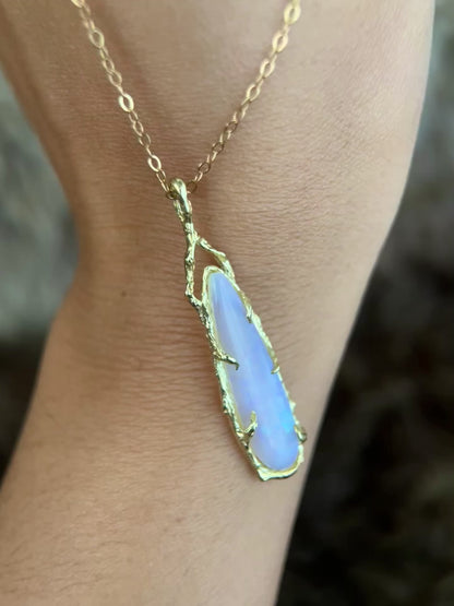 Unicorn Tear Necklace ⋄ Australian Opal