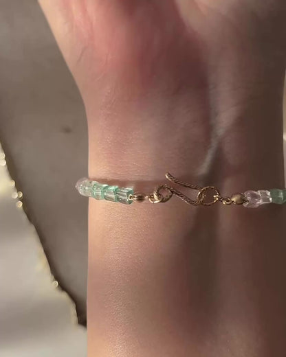 Ocean Pebbles Bracelet ⋄ Rainbow Tourmaline