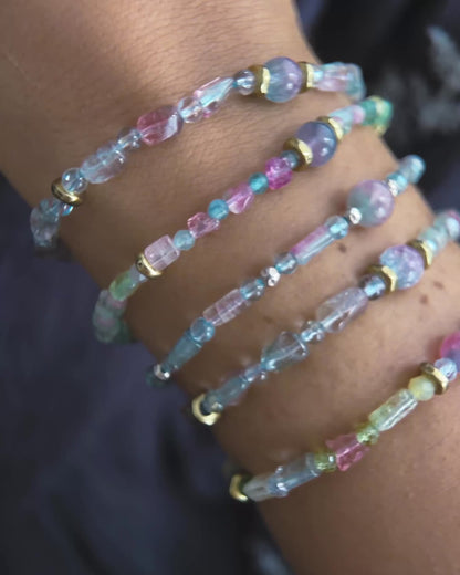 Ocean Pebbles Bracelets ⋄ Tourmaline