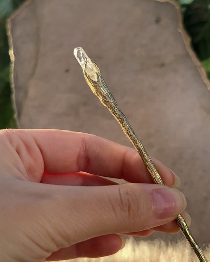 La Sirène Crystal Hair Pin ⋄ Danburite